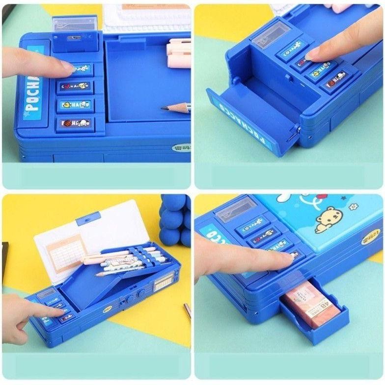 

By05 Kotak Pensil Anak Sekolah Laki-Laki Tempat Pensil Premium