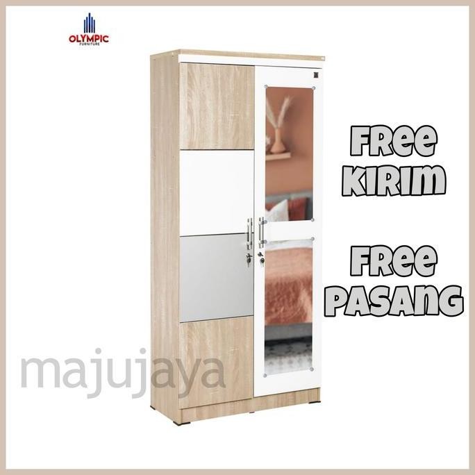 Lemari 2 pintu minimalis Olympic / 3 pintu minimalis olympic Navaro