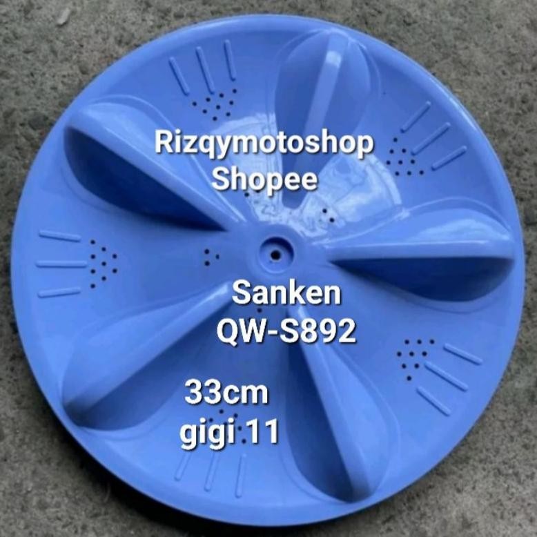 PULSATOR MESIN CUCI SANKEN QW-S892 - QW-S890-QW-S892 DIAMETER 33CM GIGI 11