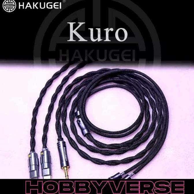 HAKUGEI Kuro Litz OCC Earphone In Ear Monitor IEM cable [terbaik]