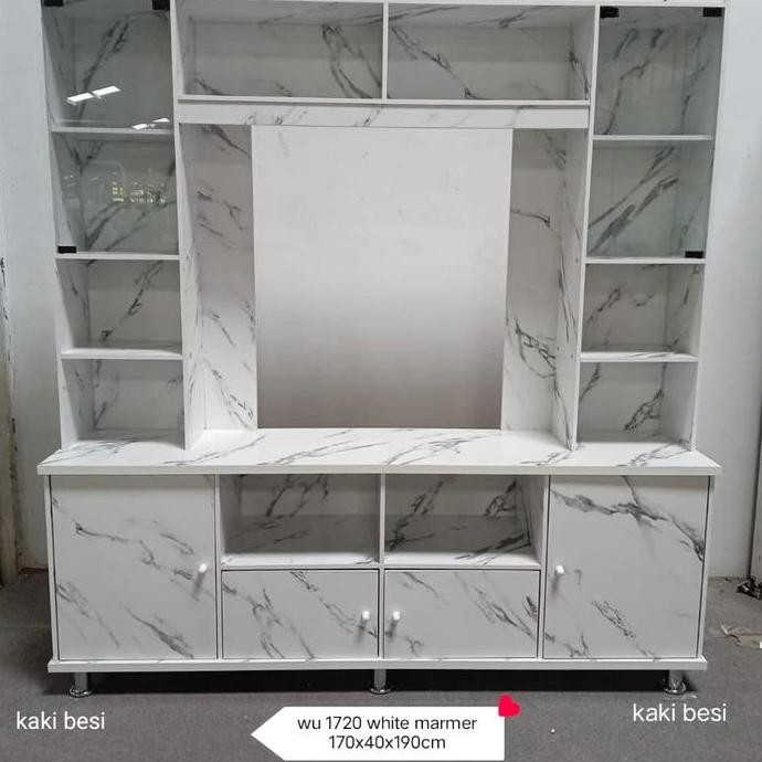 Lemari Hias TV Menara Kaca