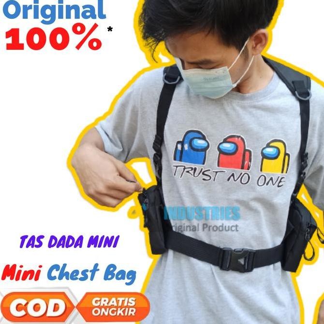 Tas Dada Mini, Chest Bag Mini Tactical, Vest Bag, Holder Bag Techwea