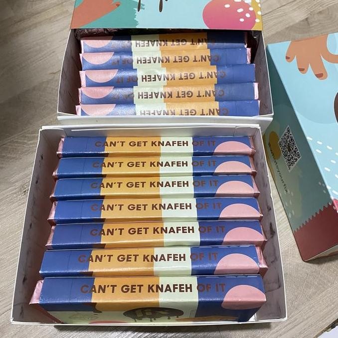 

Sale Fix Dessert Choclate Chocolaiter Dubai (Knafeh-Piscathio) Barang Baru 6 Pcs