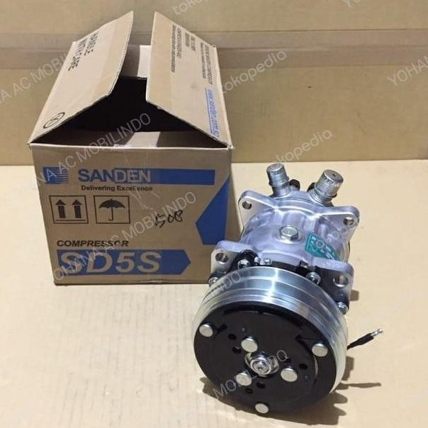 Kompresor / Compressor Ac Mobil Universal Sanden 508 Original