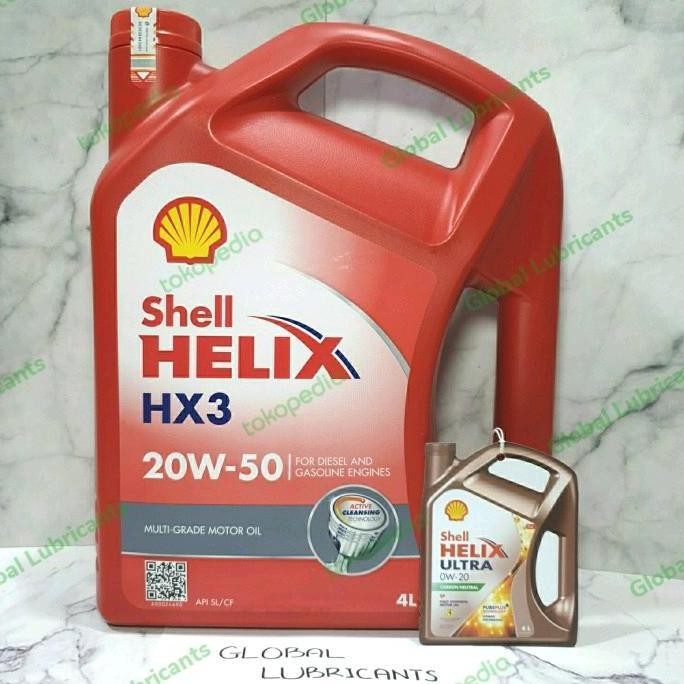 Shell Helix HX3 20W-50 4 Liter