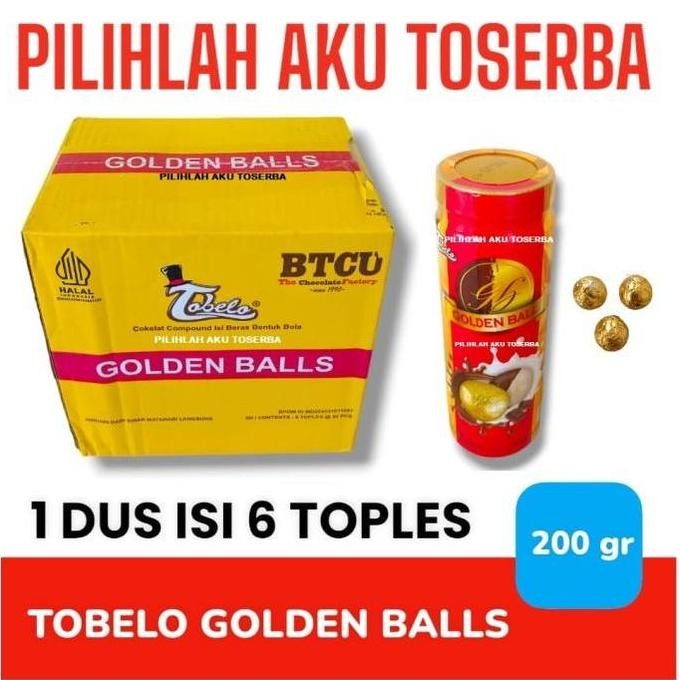 

Murah Cokelat Tobelo Golden Ball Kemasan Toples - ( Harga 1 Dus )