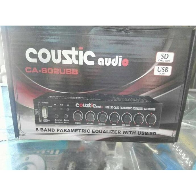 HARGA DISC - PRE AMP COUSTIC EQUALIZER CA 602USB / CA602USB/ CA602 USB AUDIO MOBIL