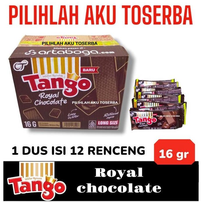 

Sale Tango Wafer Royal Chocolate Renceng - (Harga 1 Karton Isi 12 Renceng)