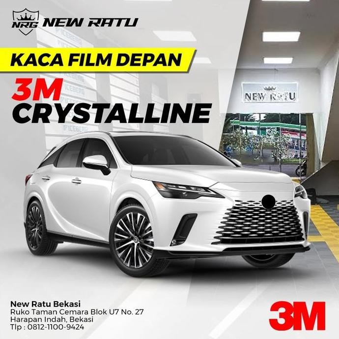 Kaca Film 3M Crystalline Untuk Kaca Depan