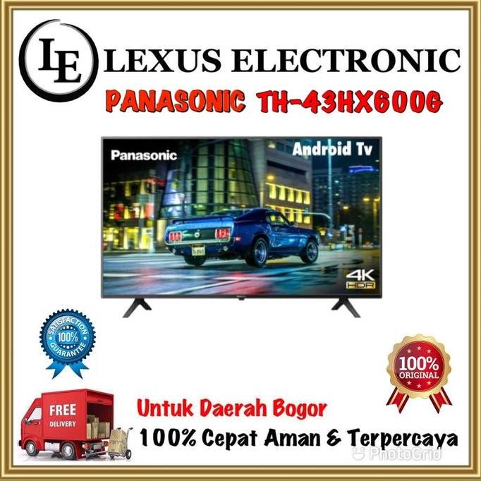 BEBAS ONGKIR - PANASONIC ANDROID TV 43 INCH | TH-43HX600G | 43HX600G | HX600 | UHD 4K