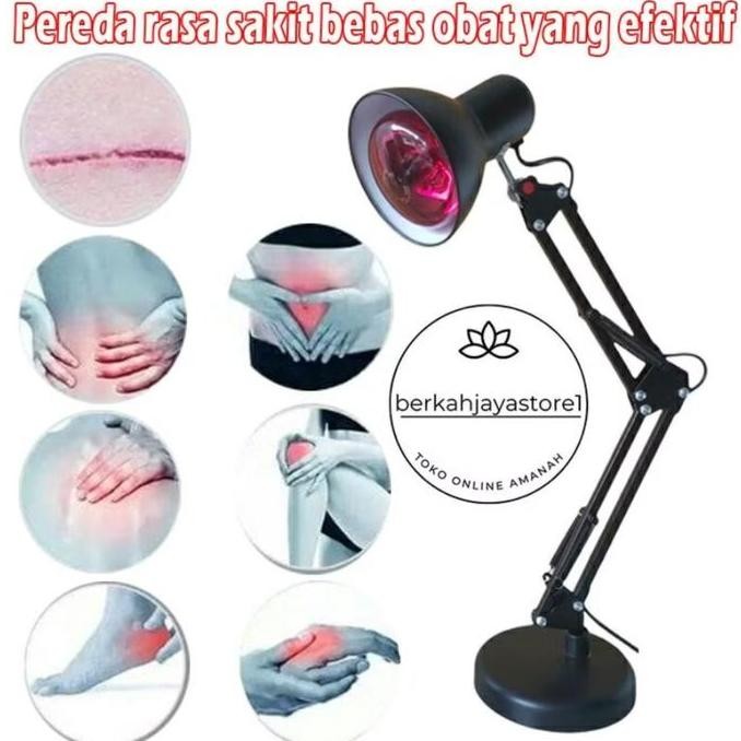 Lampu Phlipis 100 Wat 150 Wat Terapi Infrared Alat Fisioterapi Otot Pegal Stroke Sendi 1Set Lampu Bo
