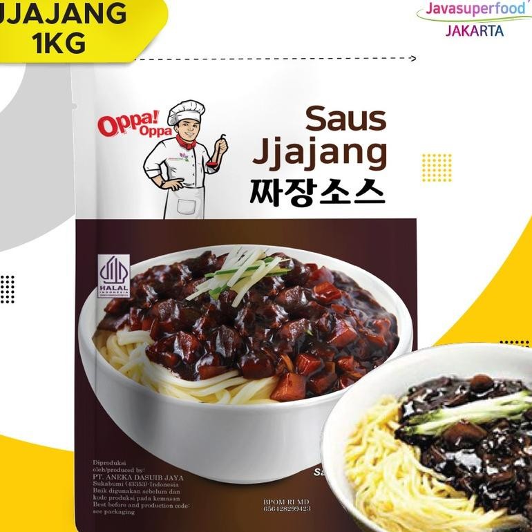

Saus Jjajang Halal Pasta Kedelai Hitam 1Kg Saus Jjajangmyeon Oppa!Oppa