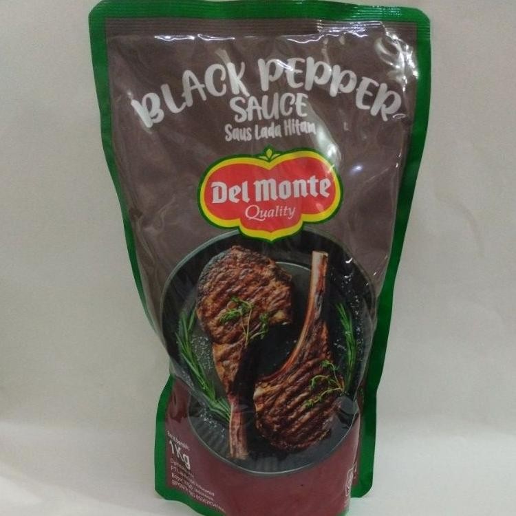 

Delmonte Black Pepper Sauce 1Kg Saus Lada Hitam