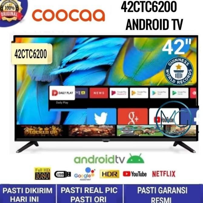NEW COOCAA SMART ANDROID TV 42INCH FULL HD 42CTC6200
