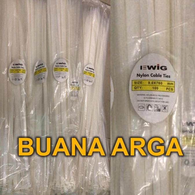 

NEW Kabel Ties EWIG 760 x 9mm Cable Tie Kualitas Super panjang 76cm Nylon