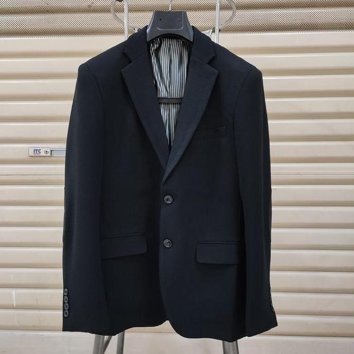 Blazer Pria Casual Big Size Hitam Blazer Pria Import
