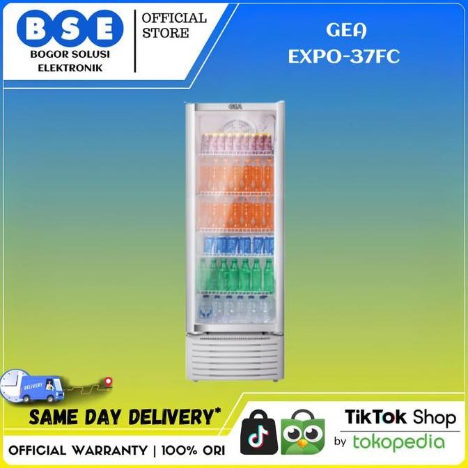 TERMURAH - SHOWCASE GEA 5 RAK 282L EXPO37FC GEA EXPO-37FC 282 L 5 RAK GEA EXPO37