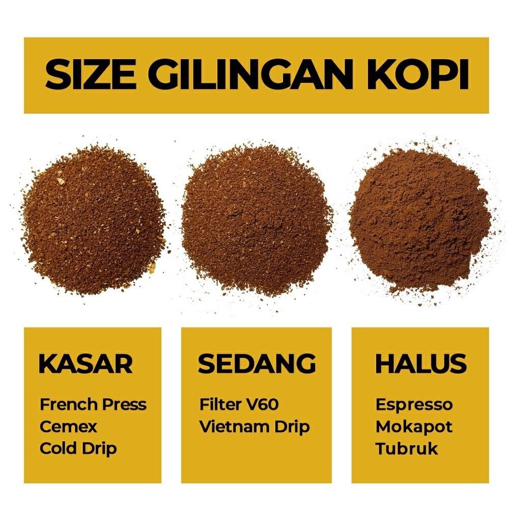 

Ready!! Kopi Nganu Arabika Full 100% Biji Bubuk 250 Gram Komersial Berkualitas Tinggi