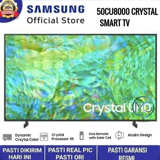 BEBAS ONGKIR - TV LED 50 INCH SAMSUNG 50AU7002 UHD 4K SMART TV 2022