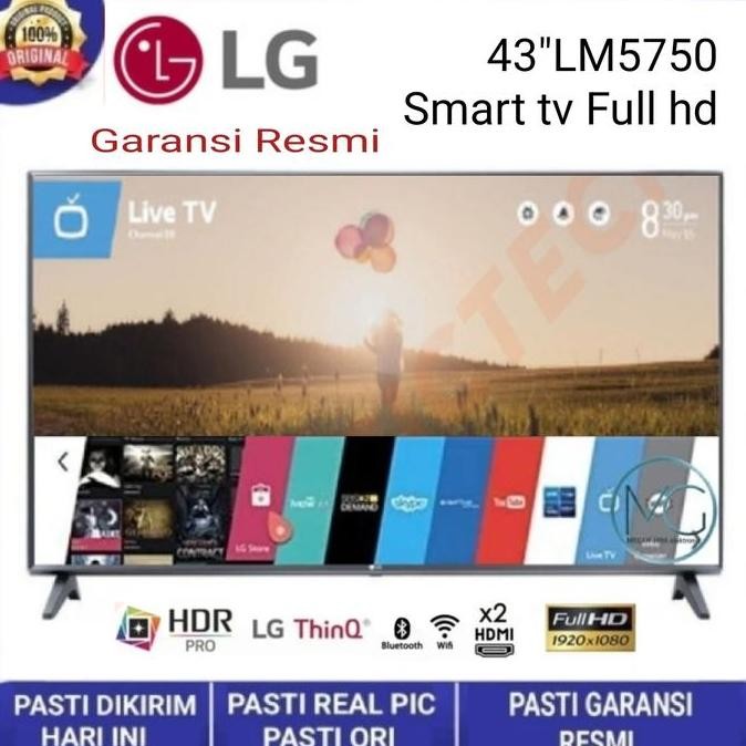 LED Smart TV LG 43 Inch 43LM5750 43LM5750PTC FHD