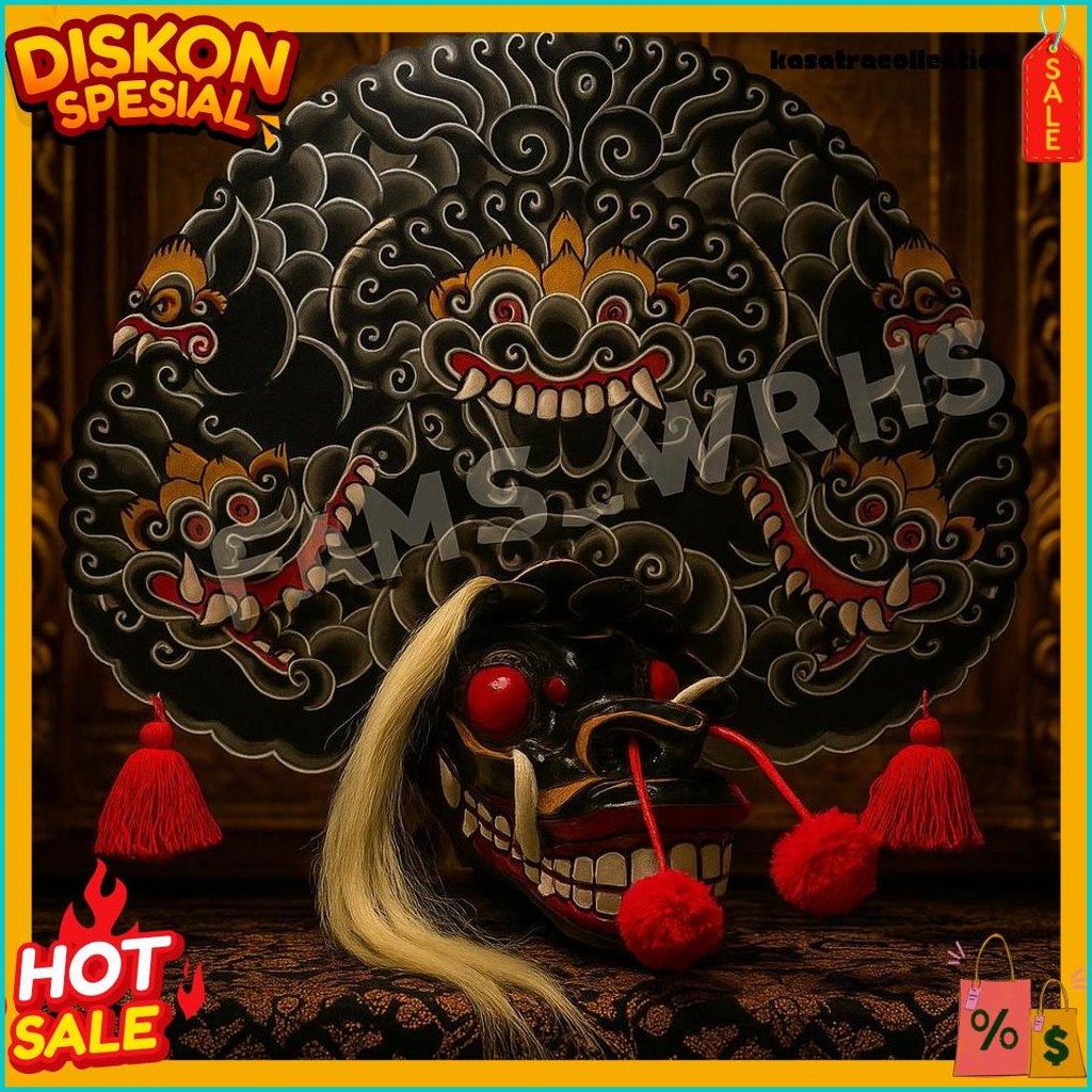 Barongan Telon Vip Ukuran 22 Full Kayu Barongan Caplokan Kayu Black Mamba