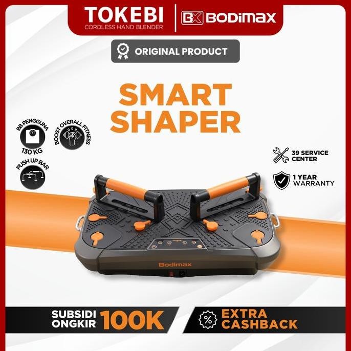 TERMURAH - BODIMAX SMART SHAPER - Slim Vibration Machine / Massager trainer plate