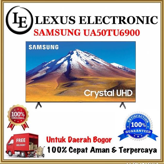 TERBARU - SAMSUNG LED SMART TV 50 INCH | UA50TU6900 | 50TU6900 | CRYSTAL UHD
