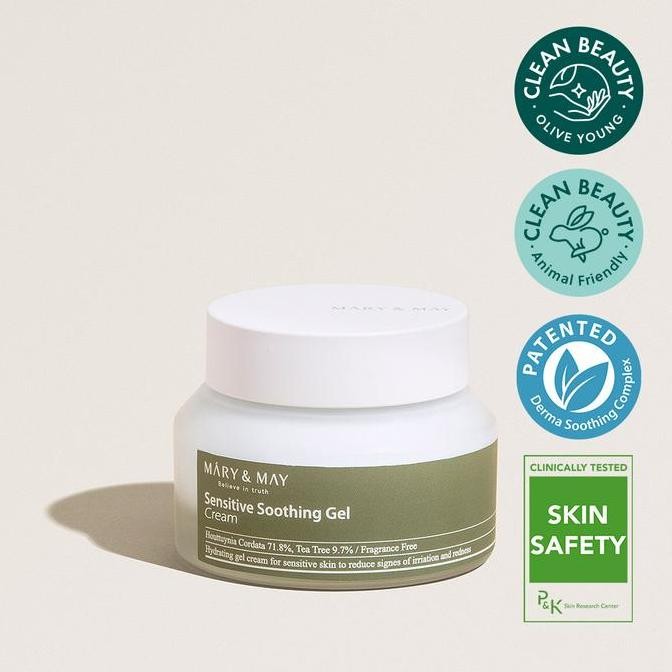 TERMURAH - MARY & MAY Sensitive Soothing Gel Cream
