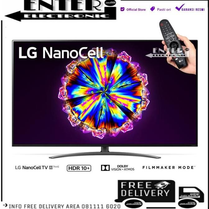 BEBAS ONGKIR - LG 55NANO91 - SMART TV LED 55" NANOCELL DOLBY VISION ATMOS 55NANO91TNA