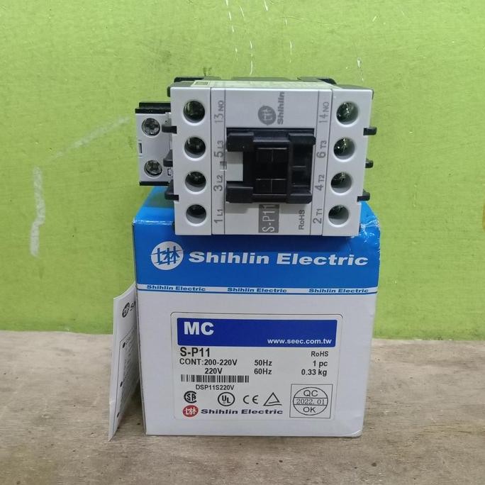 BEBAS ONGKIR - Kontaktor/Contaktor Shihlin S-P11 / SP11 220V