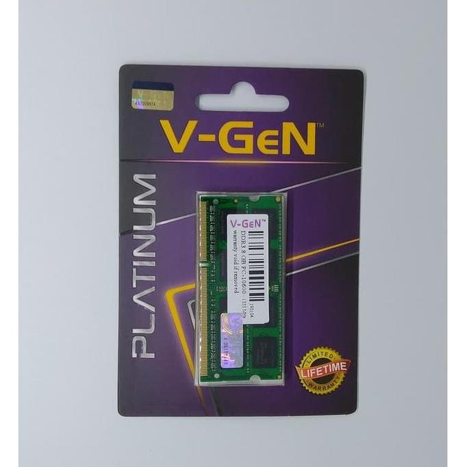 SODIMM DDR3 VGEN 8GB PC10600 1333Mhz - PLATINUM