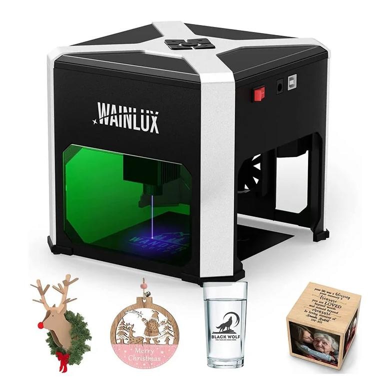 Wainlux Laser Engraver K6 3000Mw Cnc Bluetoot Mini Laser Engraving Machine Diy Logo Mark Printer Cut
