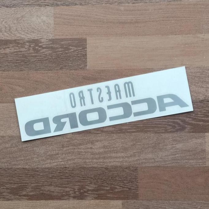 Stiker Kaca Belakang Accord Maestro Non Pgmfi Karburator 1990-1991 Jdm