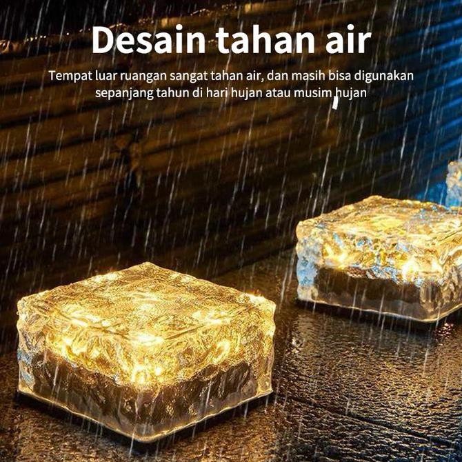 Lampu Taman Lampu Tangga Lampu Taman Solar LED Outdoor Kristal