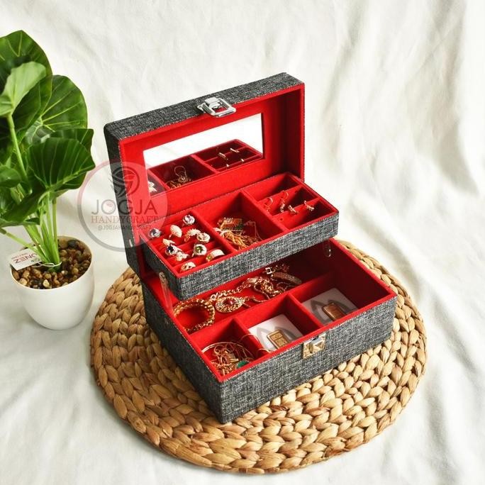 Box Kotak Perhiasan Emas, Kalung, Gelang, Cincin & Tempat Emas Antam
