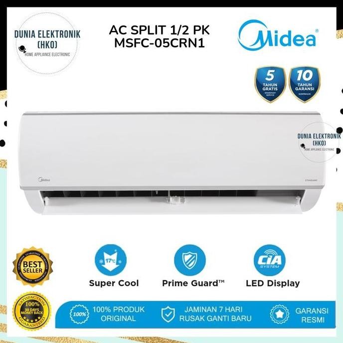 NEW AC Midea MSFC-05CRN1 1/2 PK MSFC05CRN1 Low Watt R32 Midea msfc 05crn1