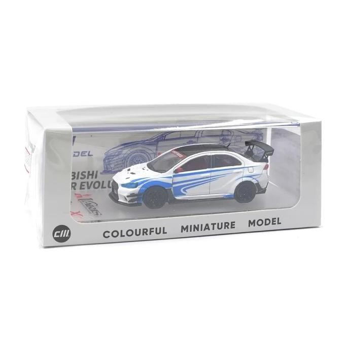 CM Model Misubishi Lancer EvoX Varis White CM64-EVOX-09