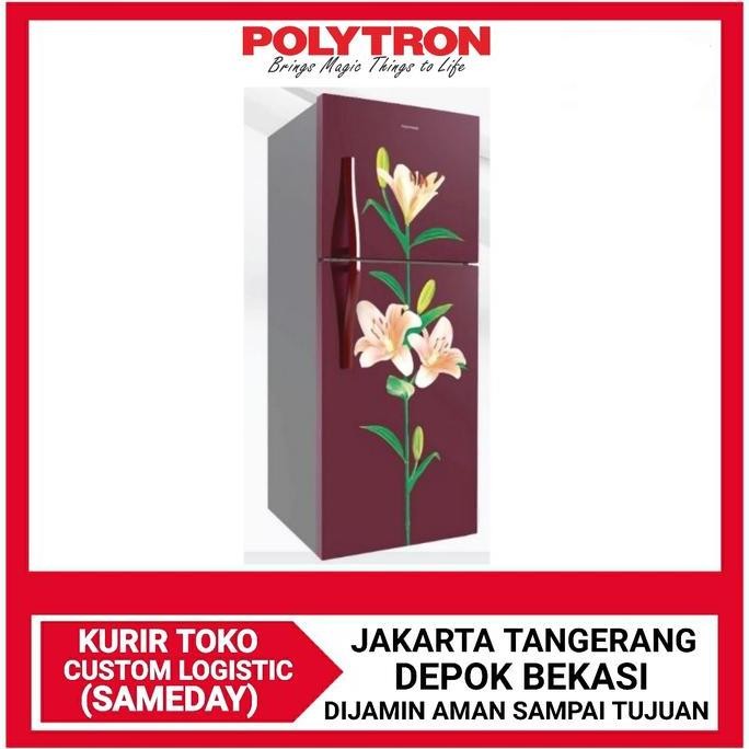 TERBARU - KULKAS POLYTRON PRB 217 LEMARI ES 2 PINTU PRB217 PRB 217
