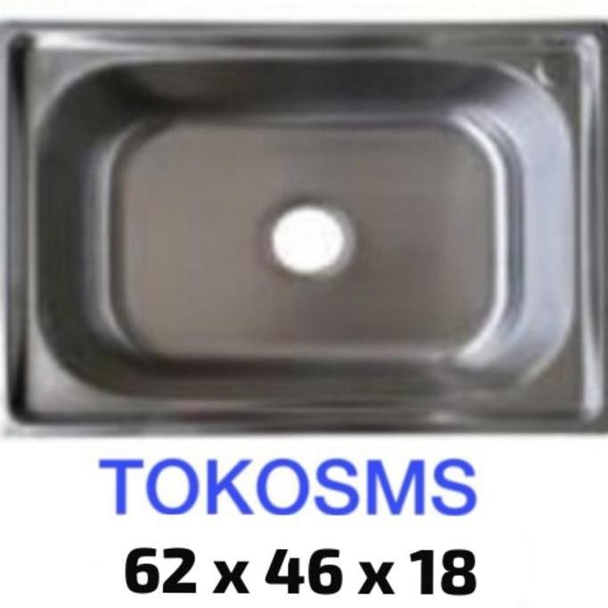 NEW bak cuci piring sink 1 lubang bowl kitchen sink tebal bcp dalam