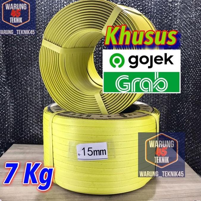 

Bst Ready Gojek Tali Strapping Band Plastik Kuning 15Mm Manual Heavy Duty Ori Best Seller
