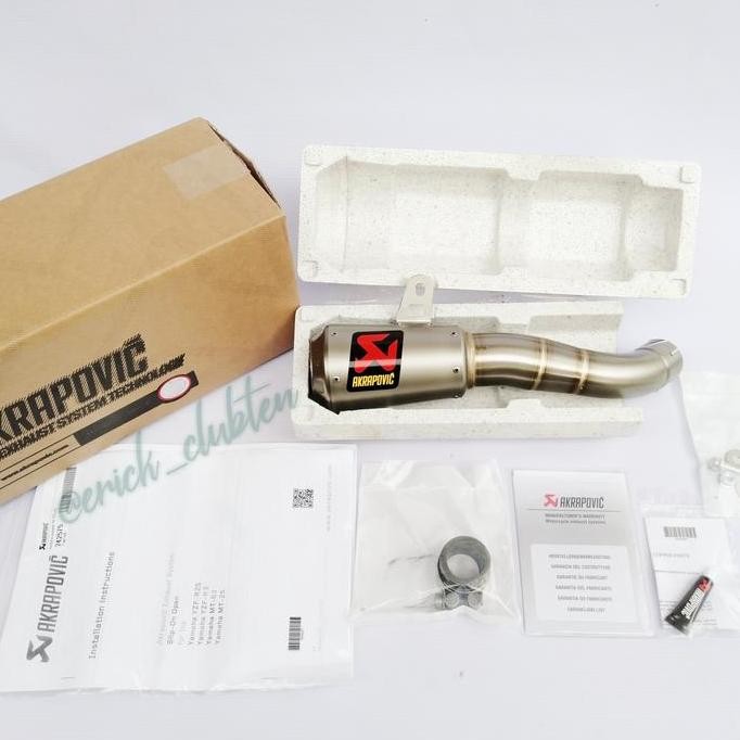 TERMURAH - knalpot Akrapovic GP R25 MT25 slip on