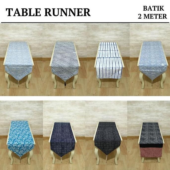 Taplak Meja / Table Runner / Taplak Meja Panjang / Bed Runner Batik 2 Meter