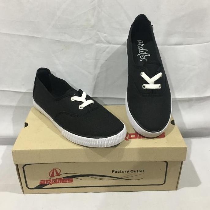 Sepatu Kasual/Sneakers Wanita Ardiles Faso Hitam/Putih
