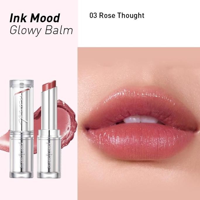 Promo PERIPERA Ink Mood Glowy Balm | Lip Tinted Balm Korea - 03 ROSE THOUGHT COD