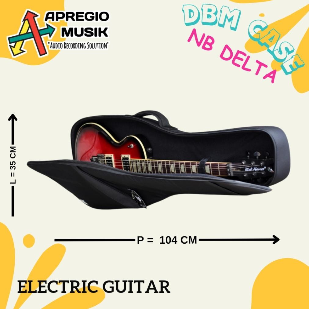 Dbm Case Nb Delta Softcase Gigbag Electric Tas Gitar Elektrik Original
