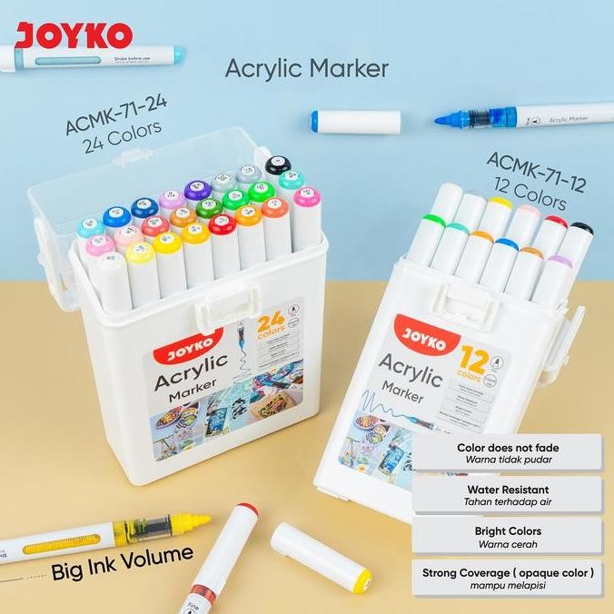 

JOYKO Acrylic Marker Spidol Akrilik ACMK-71 JS