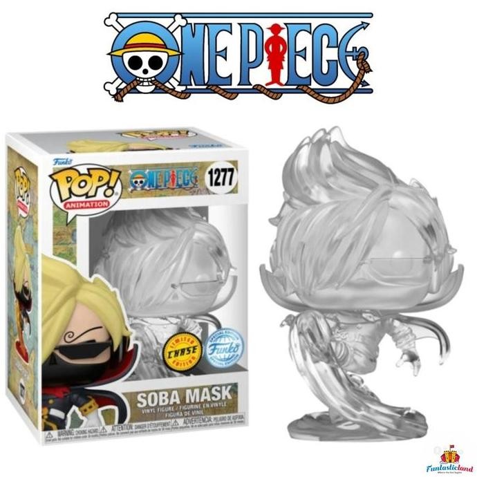 Original Funko POP One Piece - Soba Mask / Sanji Translucent (CHASE)