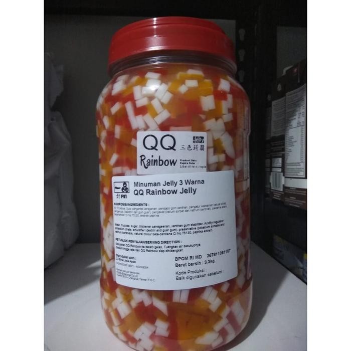 

Rainbow Jelly Topping Minuman 3.3Kg Terlaris Best Quality 100% Original