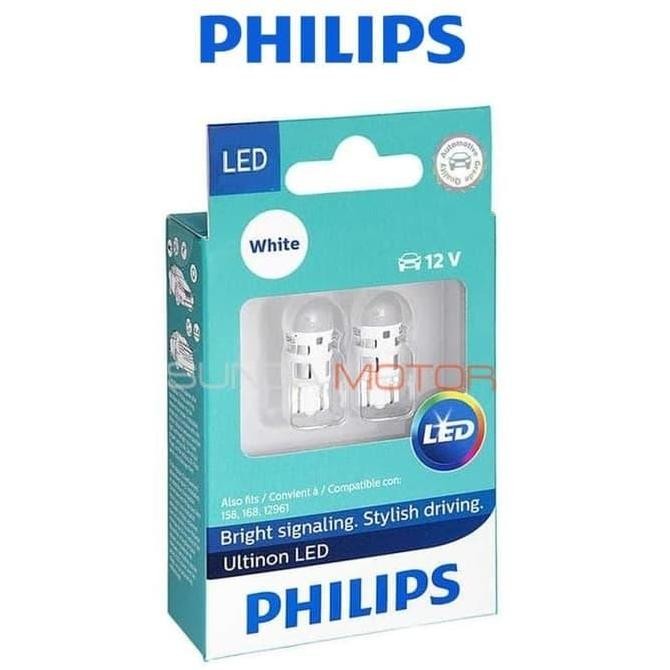 TERMURAH - Lampu LED Philips T10 Ultinon 6000K - Lampu Senja / Lampu Kabin