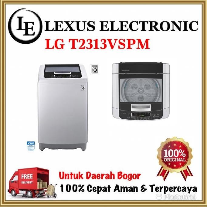 LG MESIN CUCI TOP LOADING 13KG | T2313VSPM | 2313VSPM | INVERTER